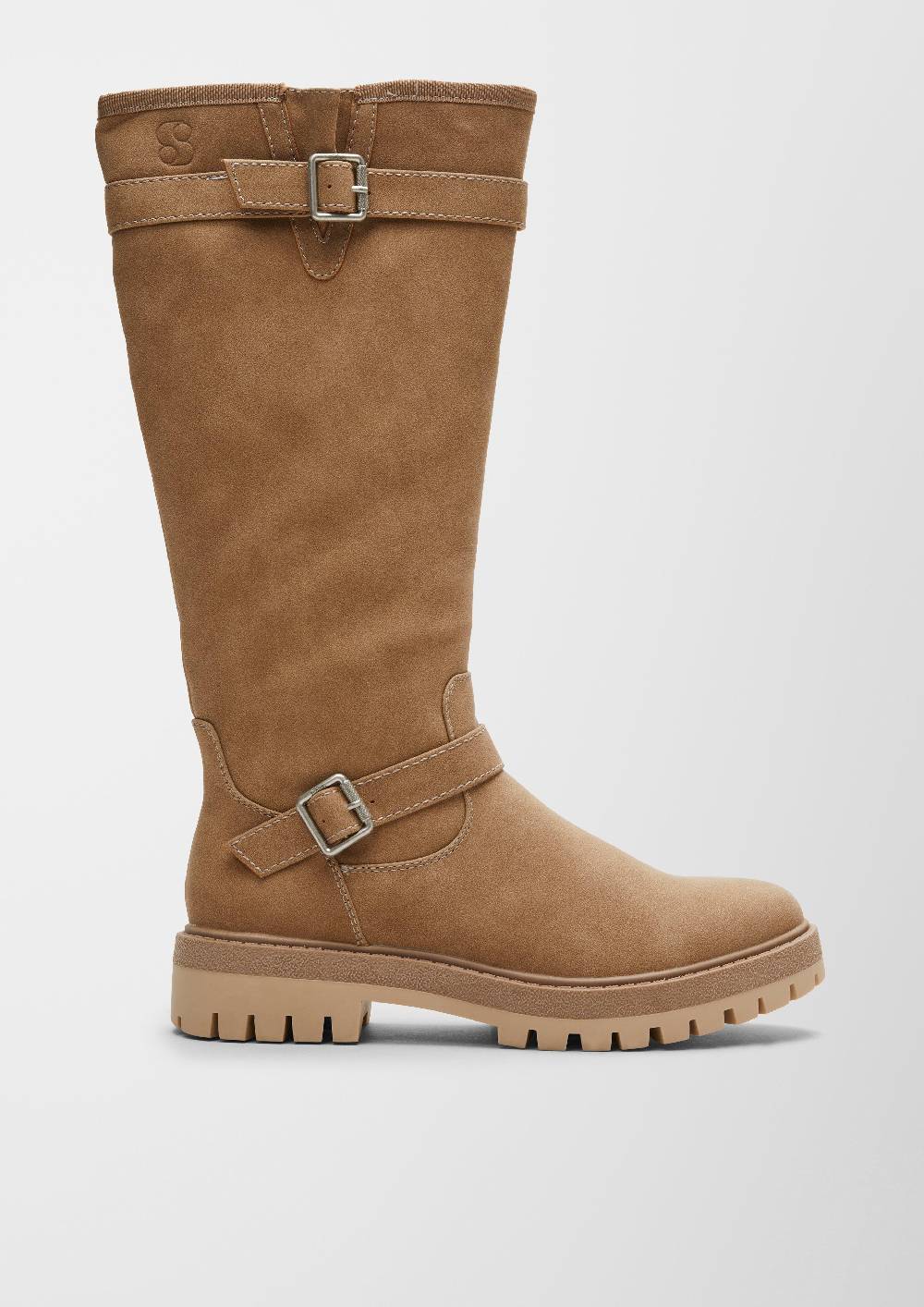 S.Oliver Stiefel In Veloursleder-Optik