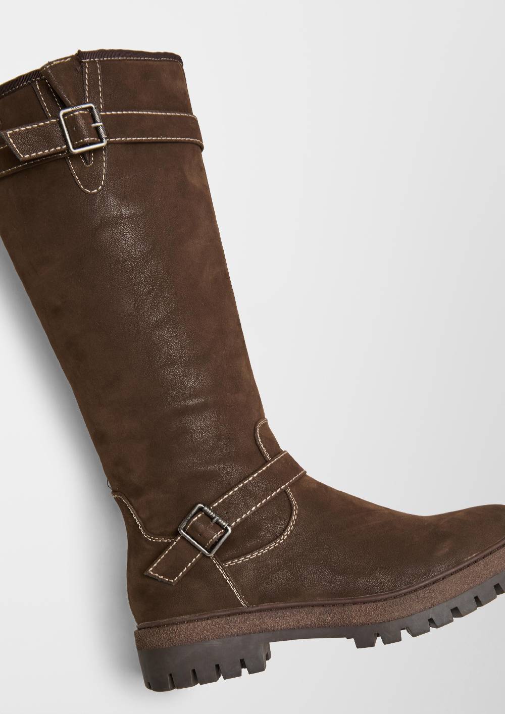 S.Oliver Stiefel In Veloursleder-Optik