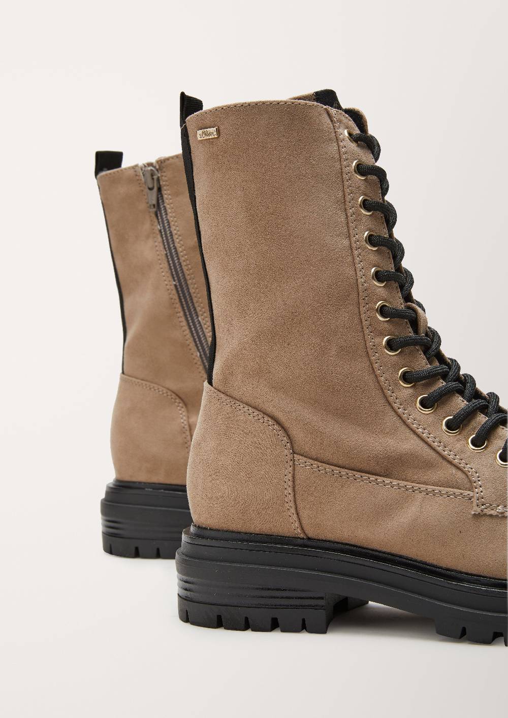 S.Oliver Stiefel In Veloursleder-Optik