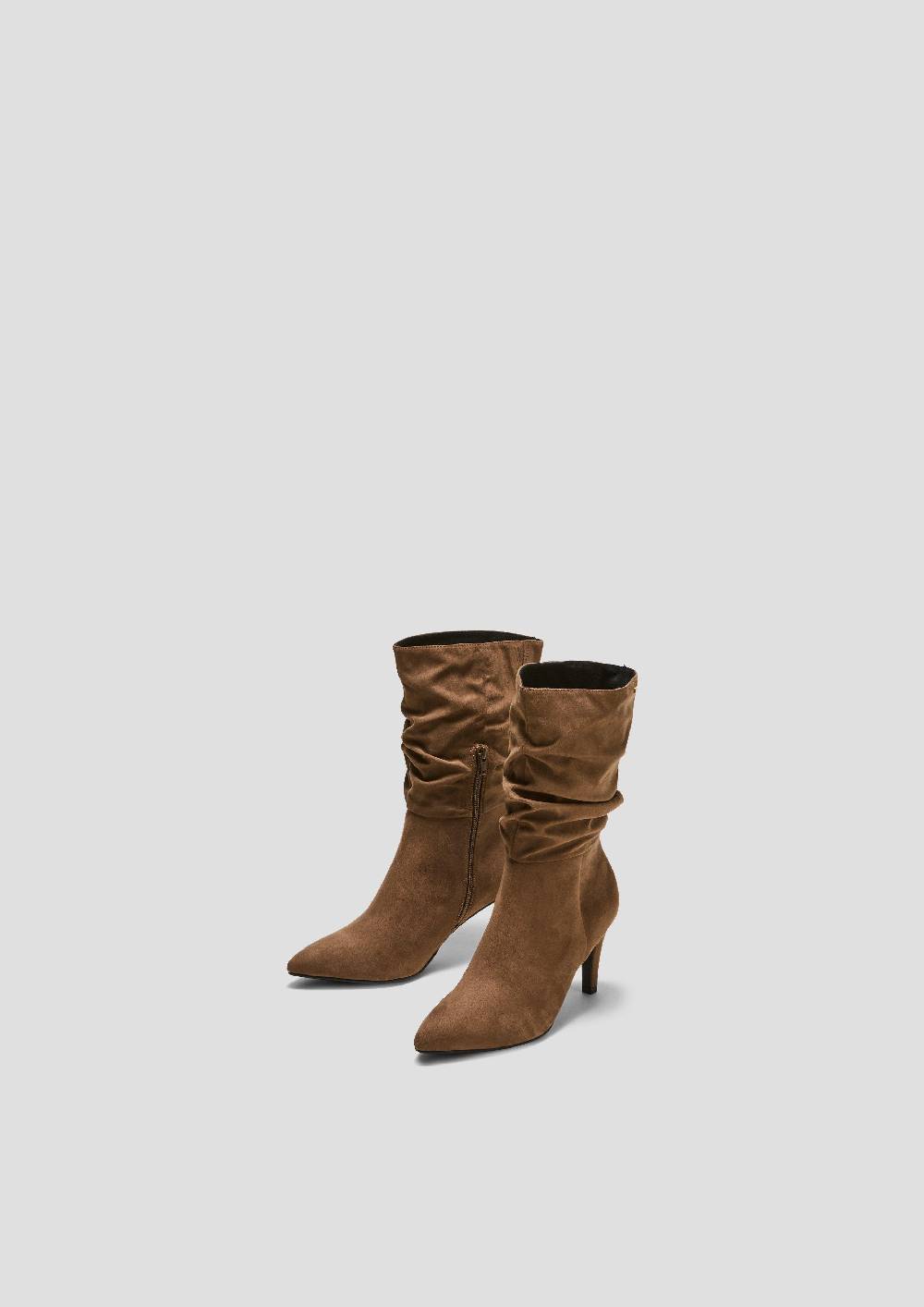 S.Oliver Stiefel In Veloursleder-Optik