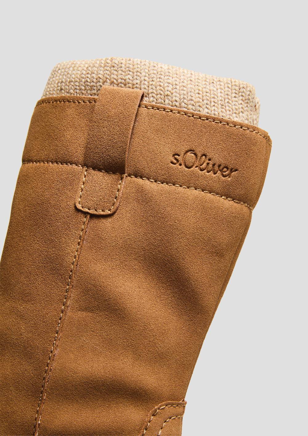 S.Oliver Stiefel In Veloursleder-Optik