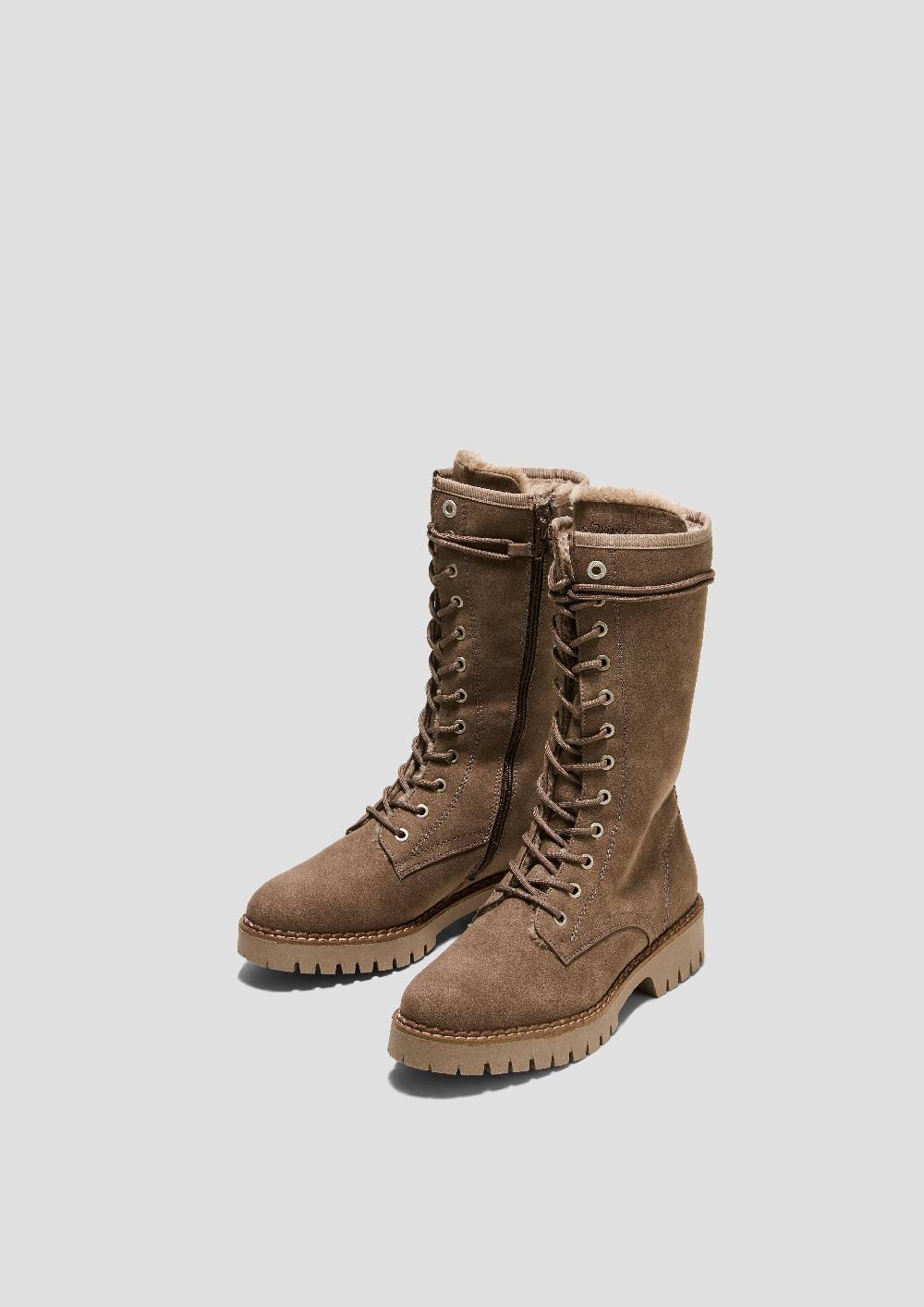 S.Oliver Stiefel Mit Profilsohle