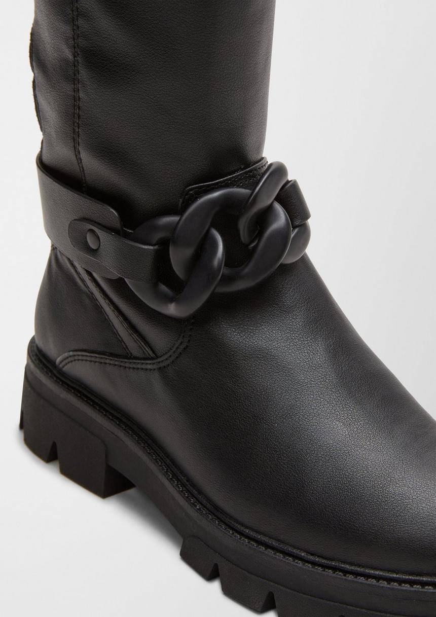 S.Oliver Stiefel Mit Schmuck-Detail