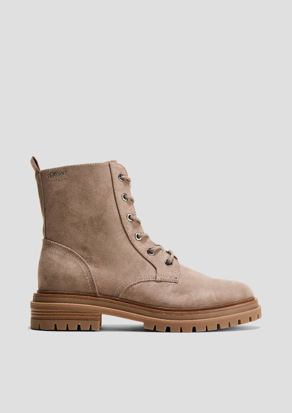 S.Oliver Stiefel Mit Schnürung Und Reißverschluss