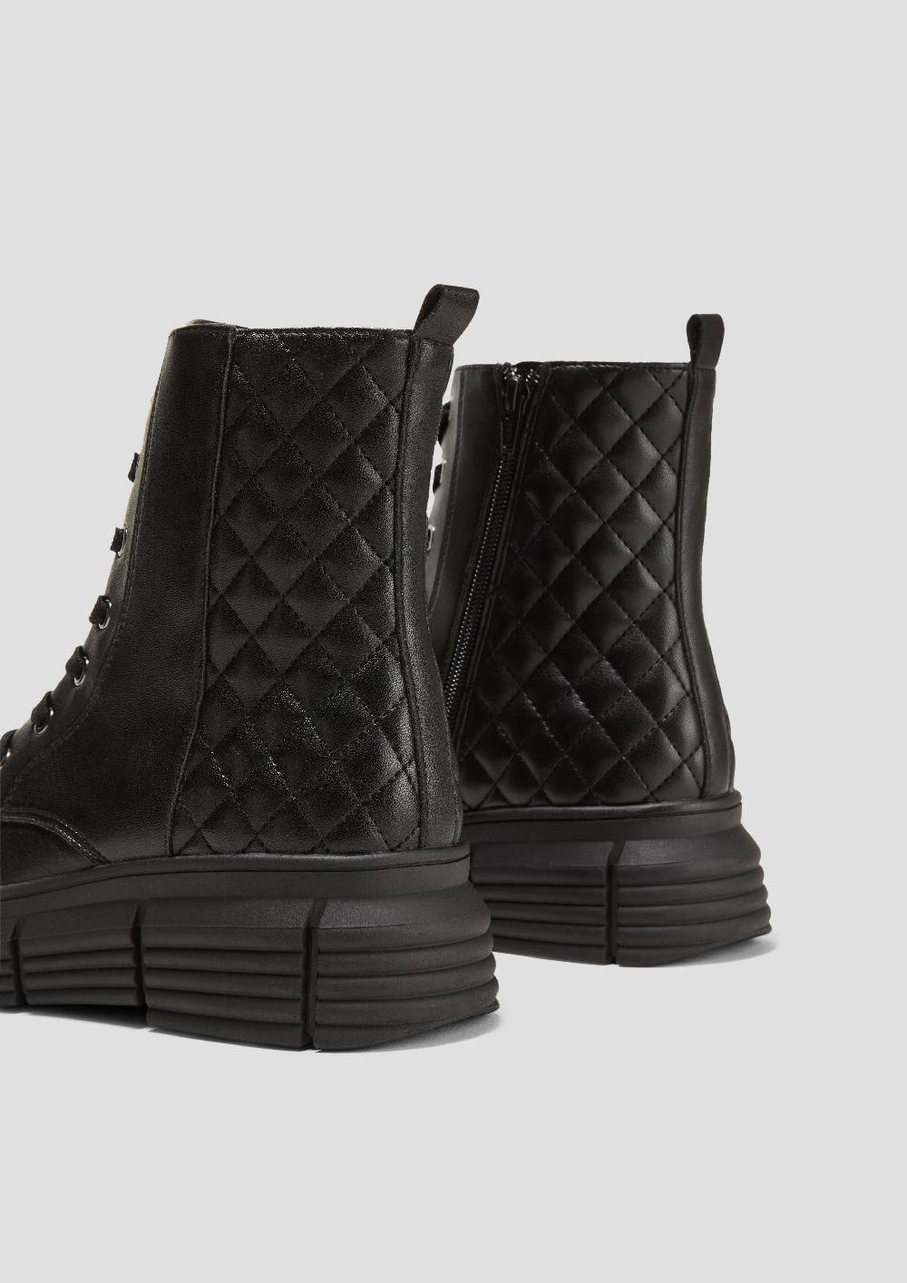 S.Oliver Stiefel Mit Steppmuster