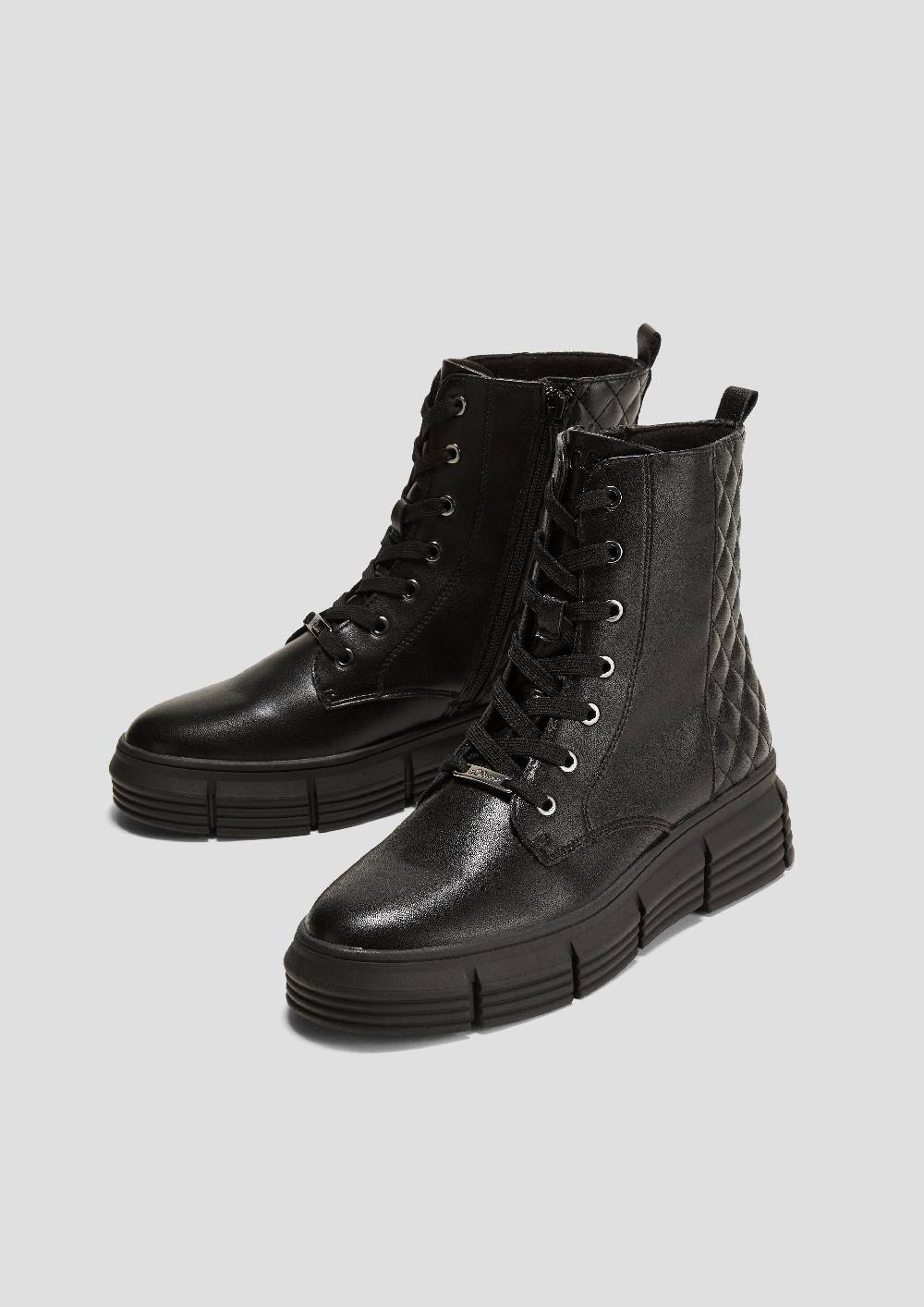 S.Oliver Stiefel Mit Steppmuster