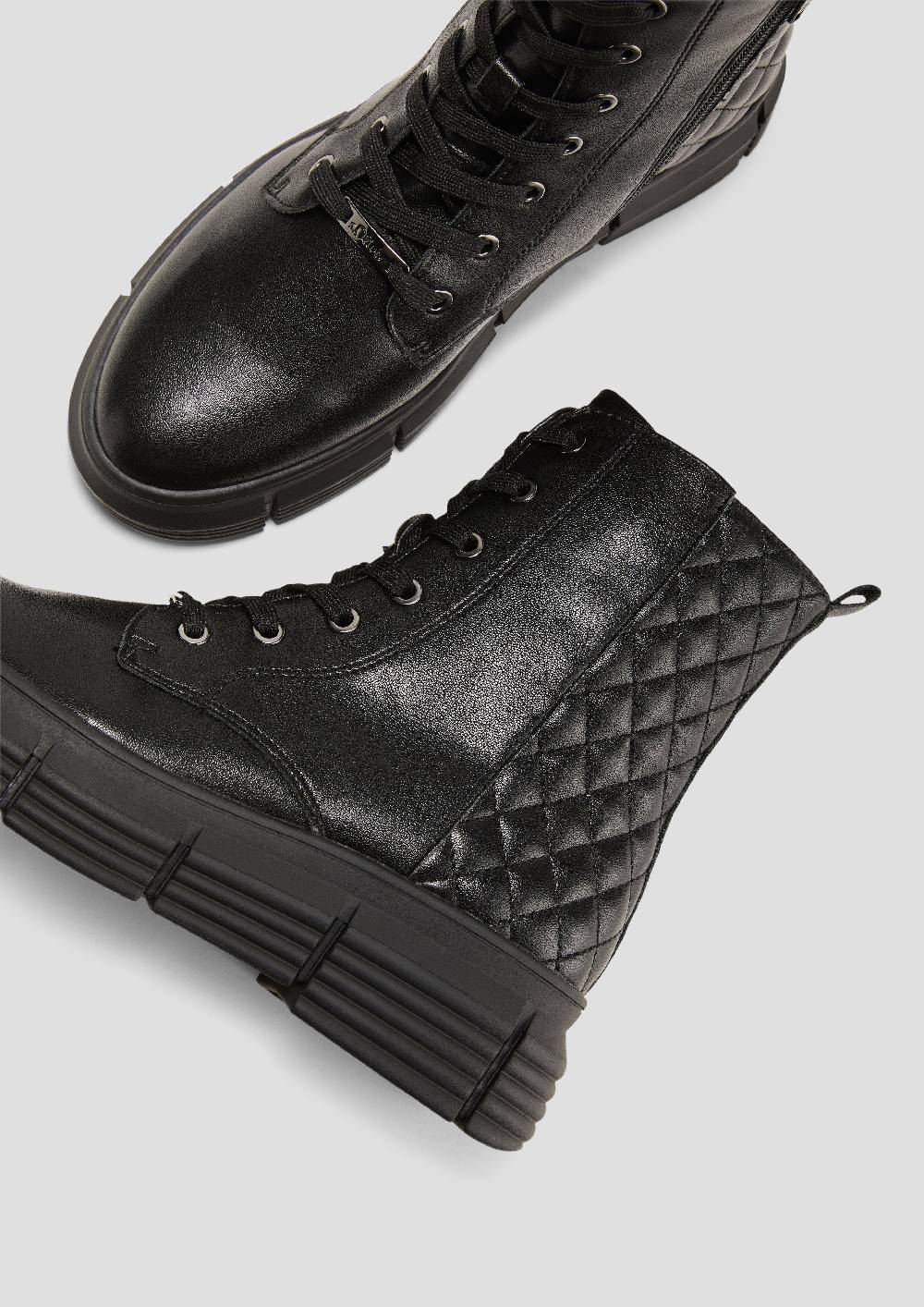 S.Oliver Stiefel Mit Steppmuster