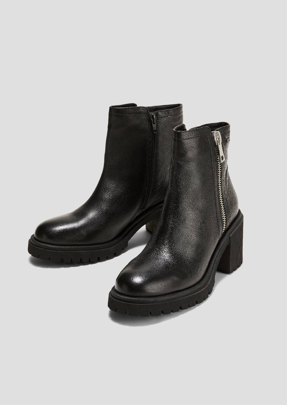 S.Oliver Stiefelette Aus Echtleder