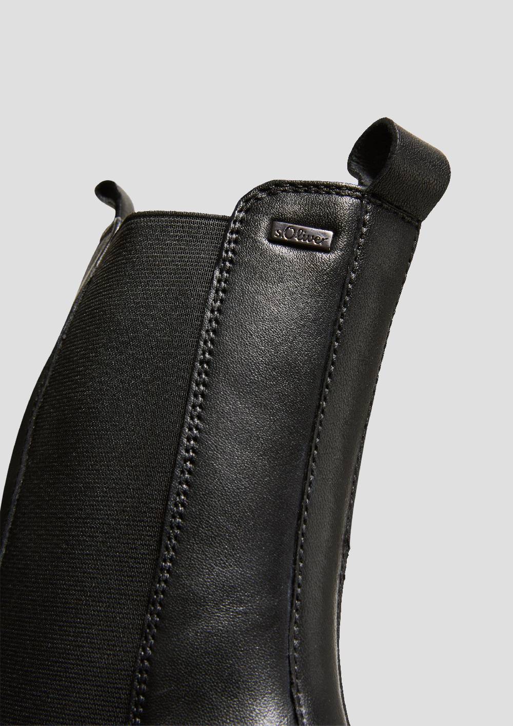 S.Oliver Stiefelette Aus Schafsleder