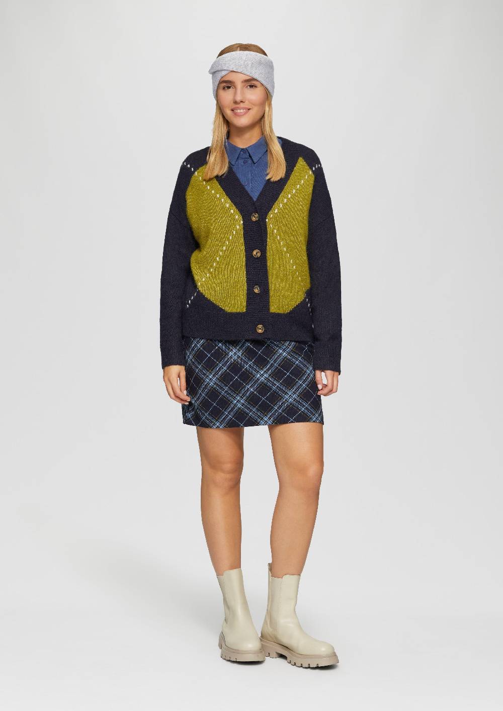 S.Oliver Stirnband Mit Strickmuster