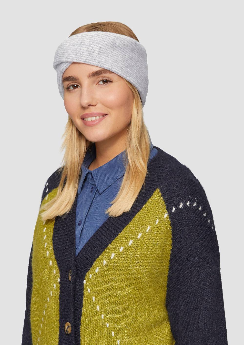 S.Oliver Stirnband Mit Strickmuster