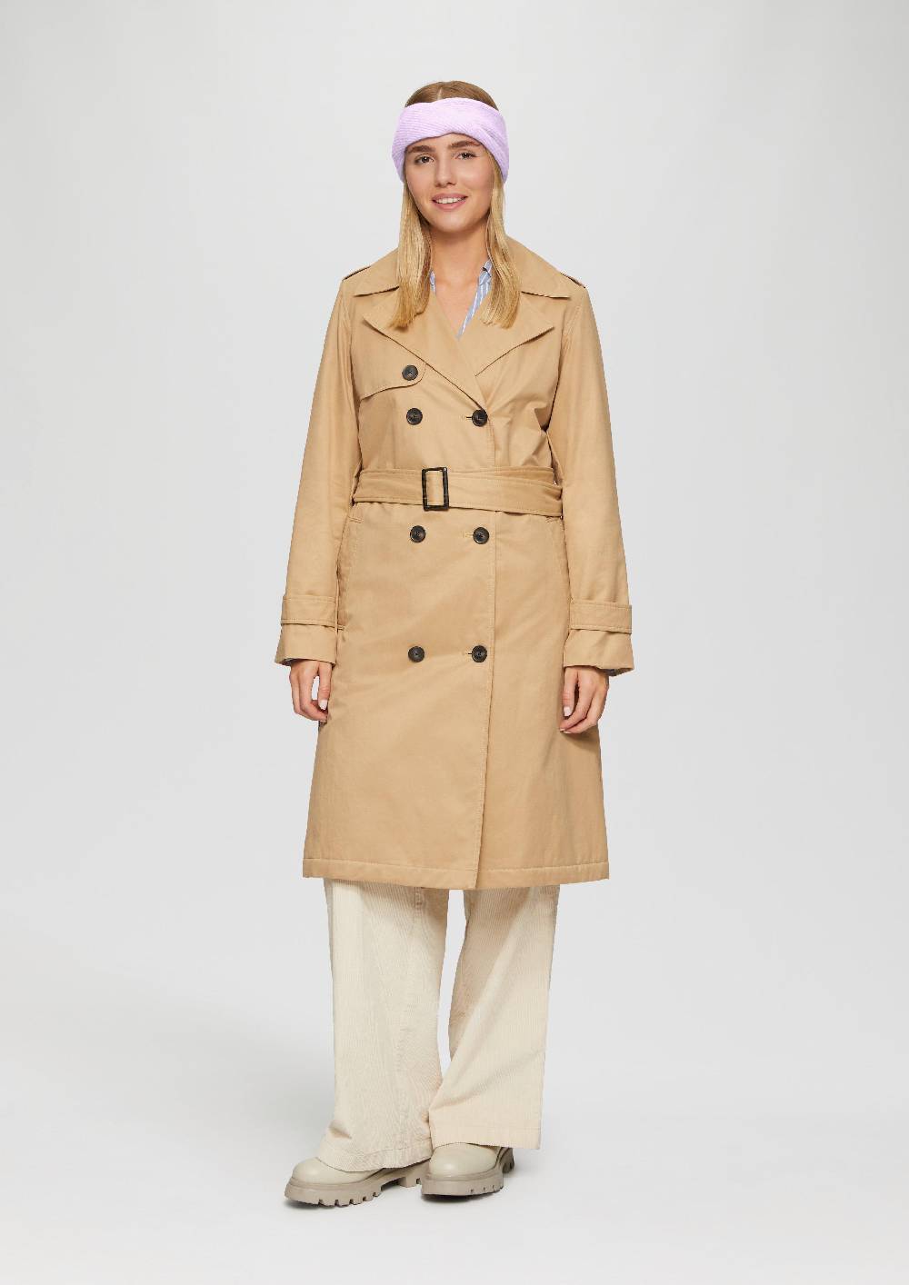 S.Oliver Stirnband Mit Strickmuster