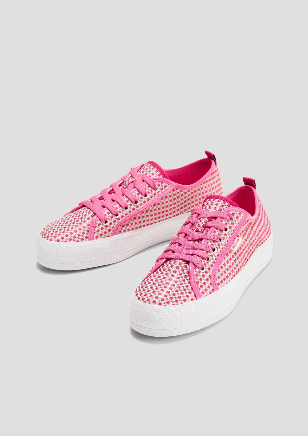 S.Oliver Stoffsneaker Mit Logo-Details