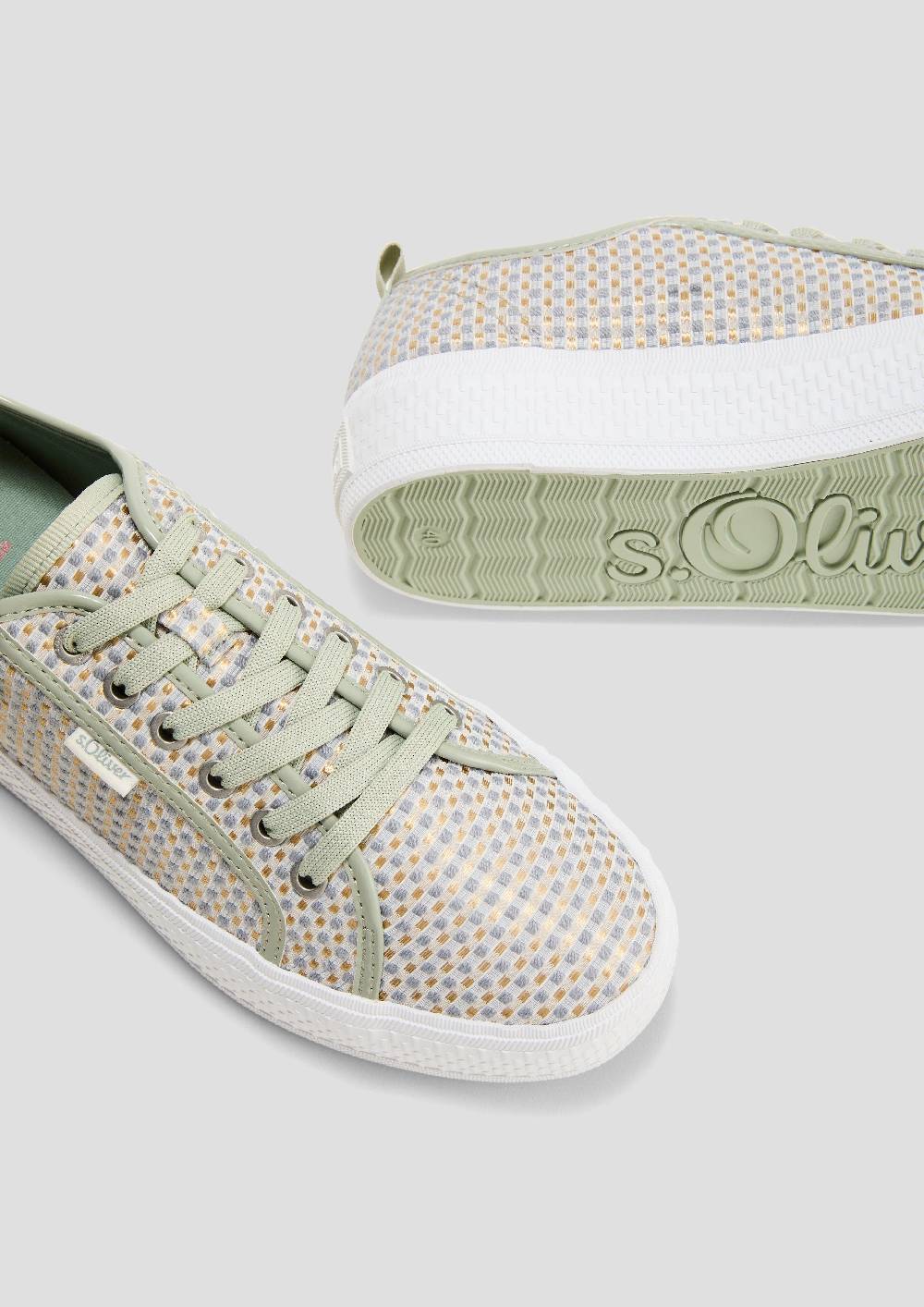 S.Oliver Stoffsneaker Mit Logo-Details