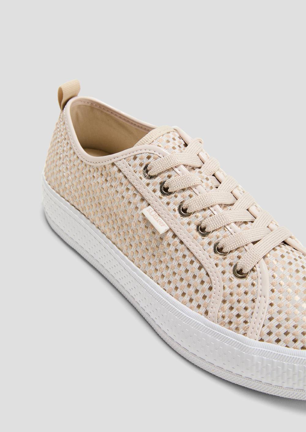 S.Oliver Stoffsneaker Mit Logo-Details