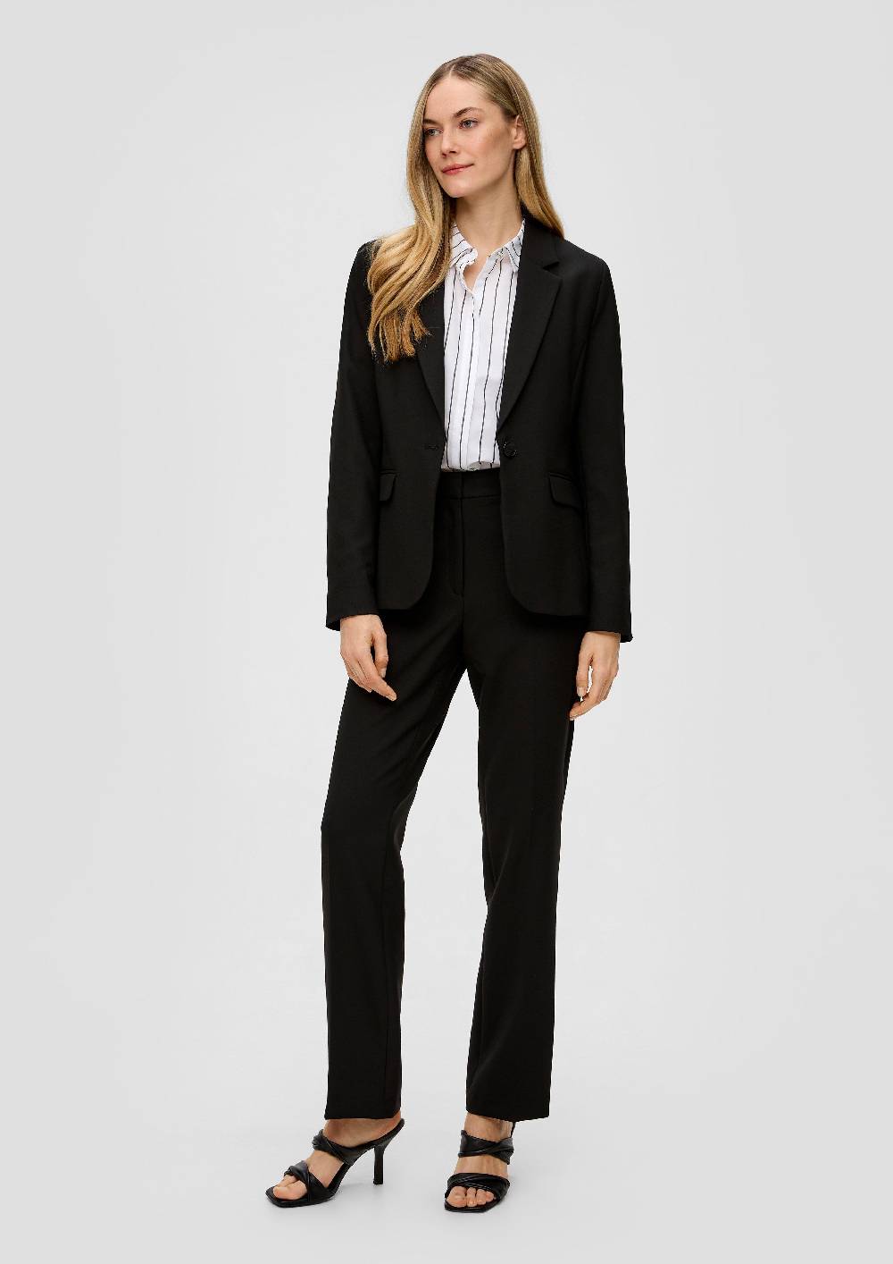 S.Oliver Straight-Leg-Hose Aus Viskosemix