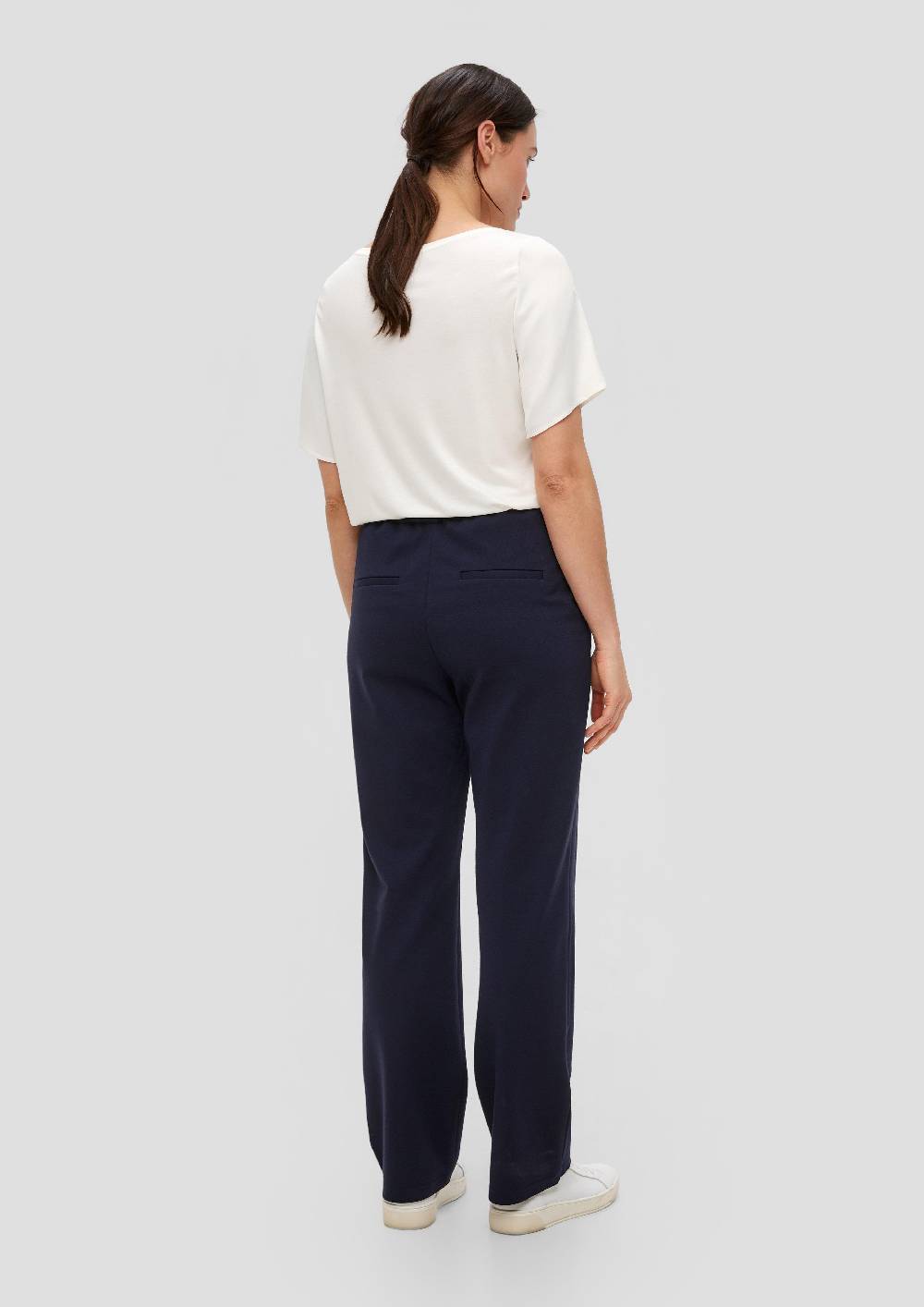 S.Oliver Straight Leg-Hose Aus Viskosemix