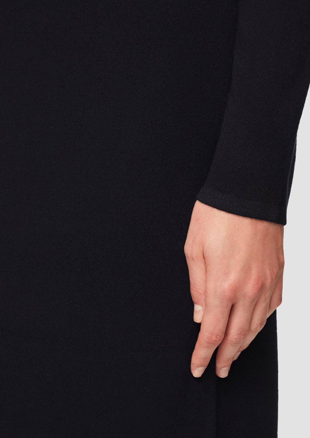 S.Oliver Strick-Kleid Mit Stehkragen