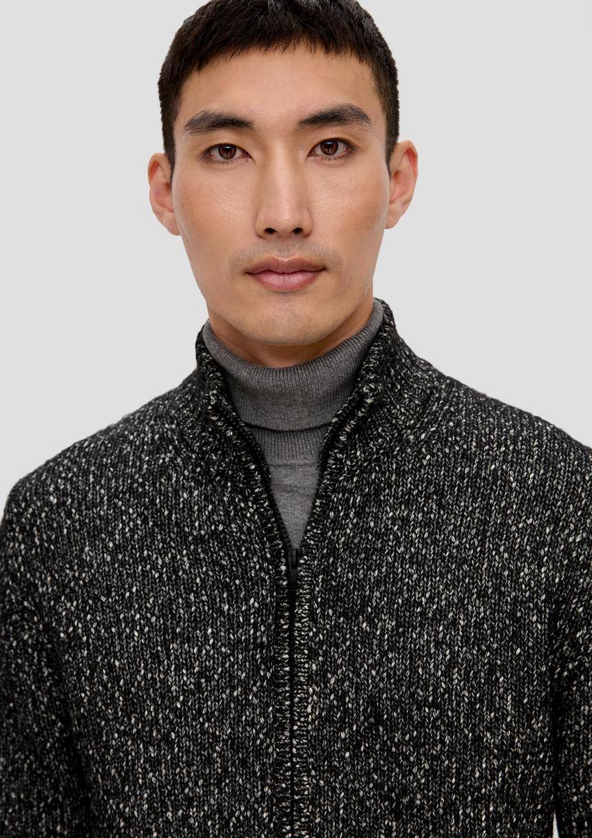 S.Oliver Strickcardigan Mit Reißverschluss