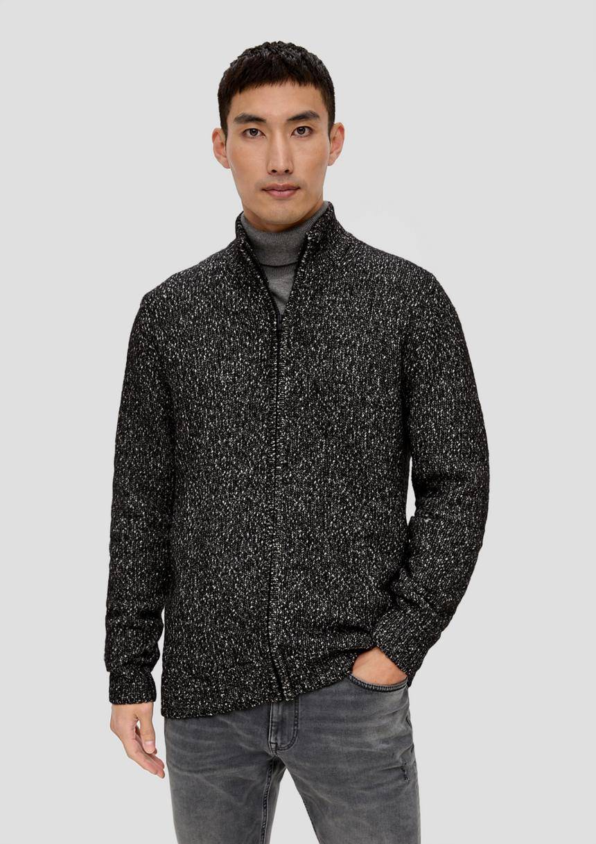 S.Oliver Strickcardigan mit Reißverschluss