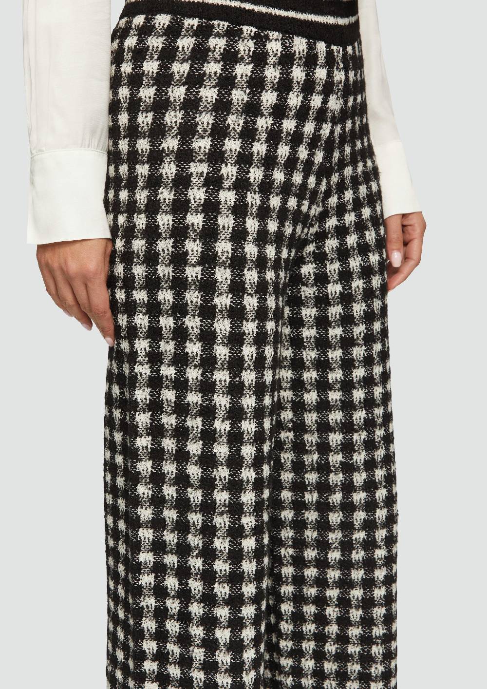 S.Oliver Strickhose Mit Karo-Muster