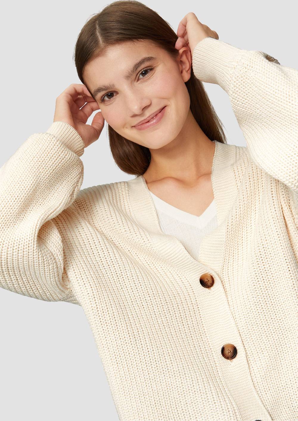 S.Oliver Strickjacke Aus Baumwollmix