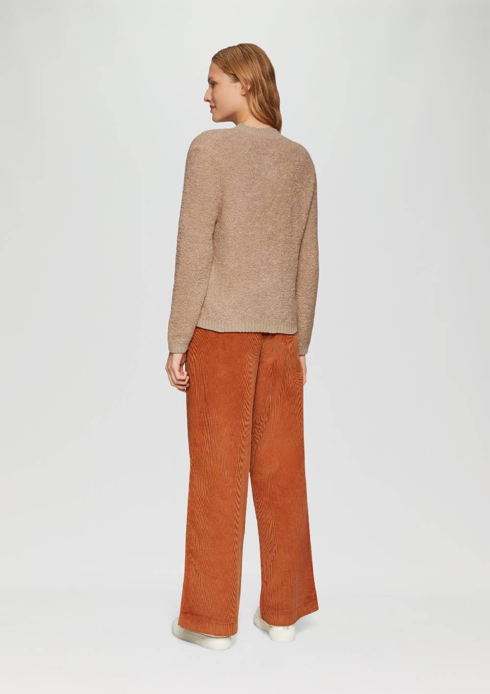 S.Oliver Strickjacke Aus Teddy-Bouclé