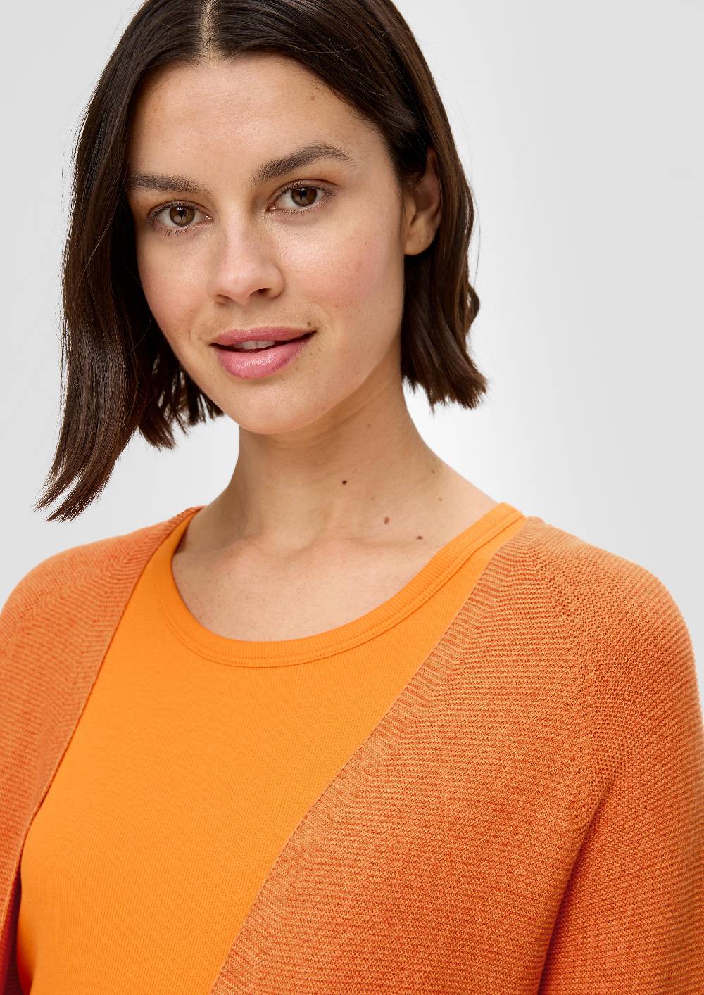 S.Oliver Strickjacke Aus Viskosemix