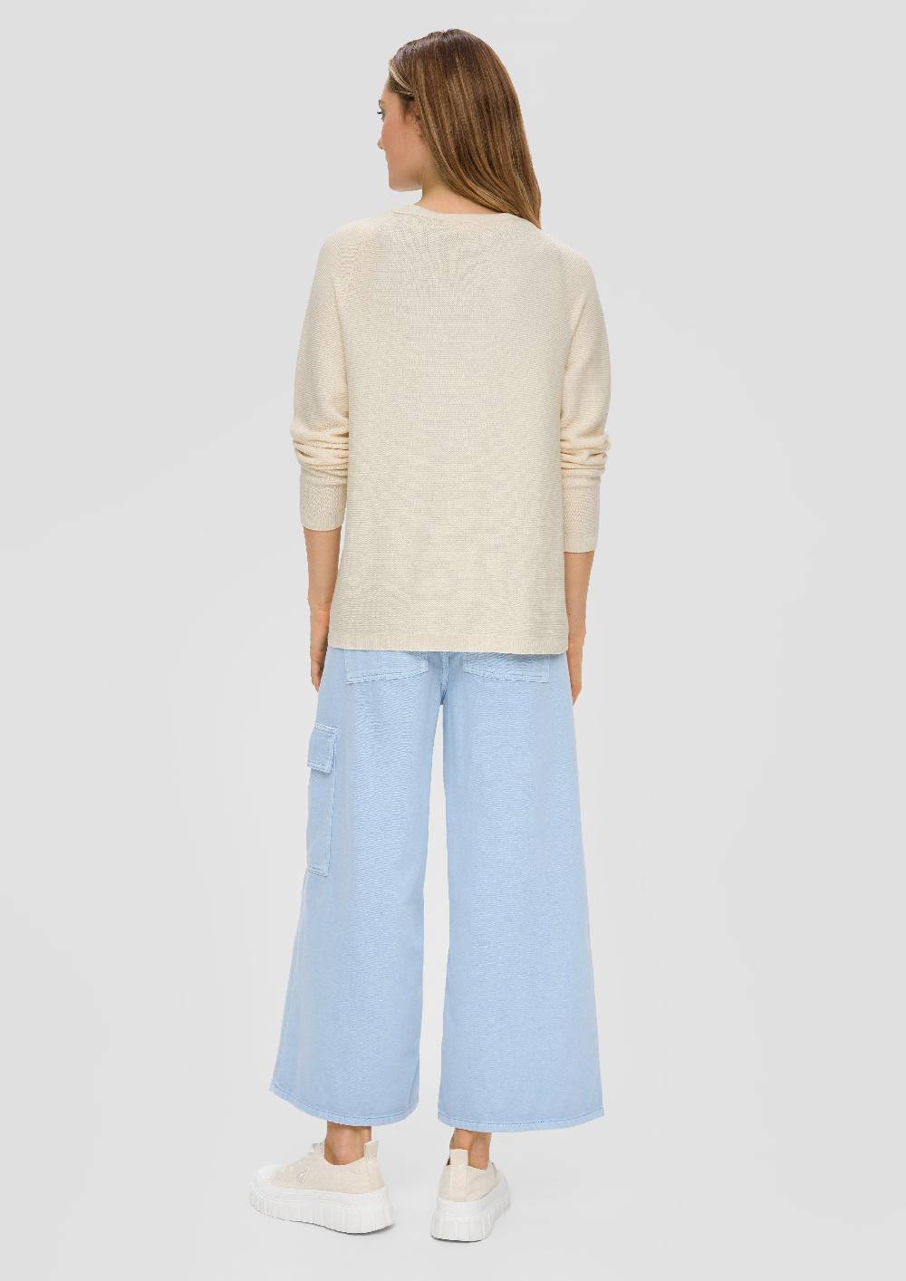 S.Oliver Strickjacke Aus Viskosemix