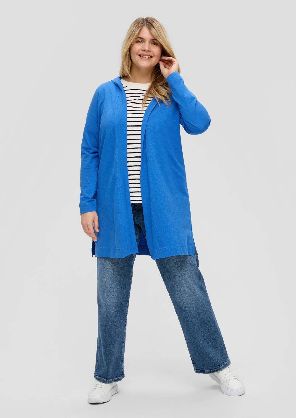 S.Oliver Strickjacke Mit Flammgarnstruktur