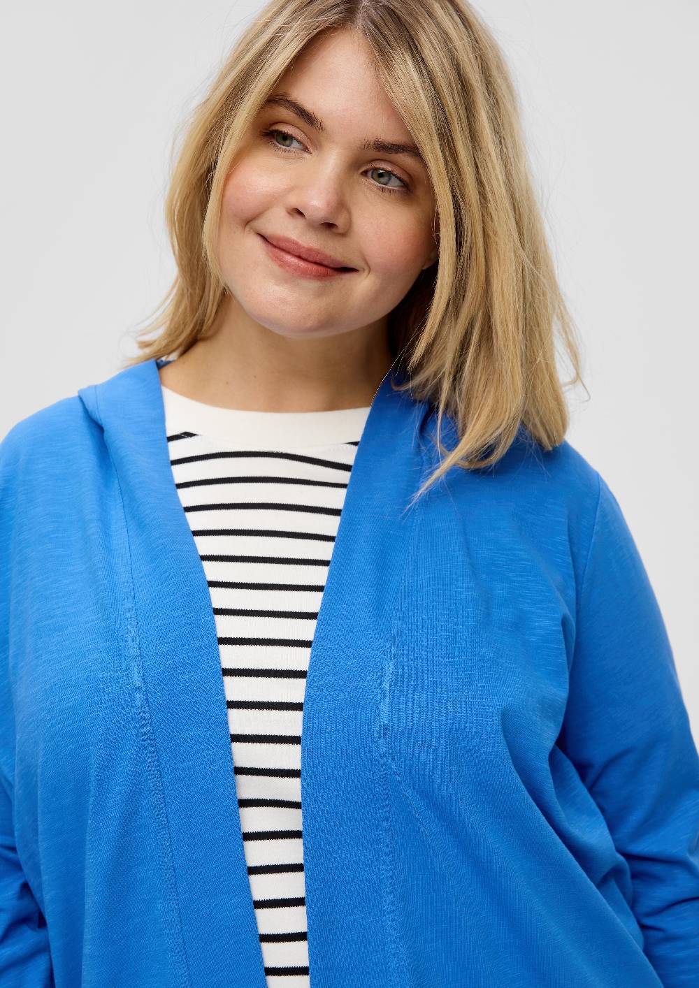 S.Oliver Strickjacke Mit Flammgarnstruktur