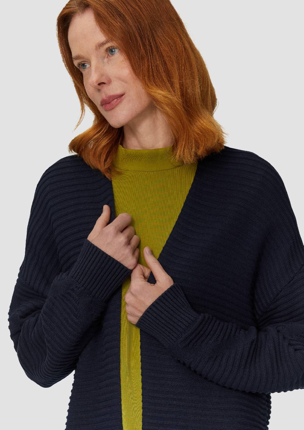 S.Oliver Strickjacke Mit Strukturmuster