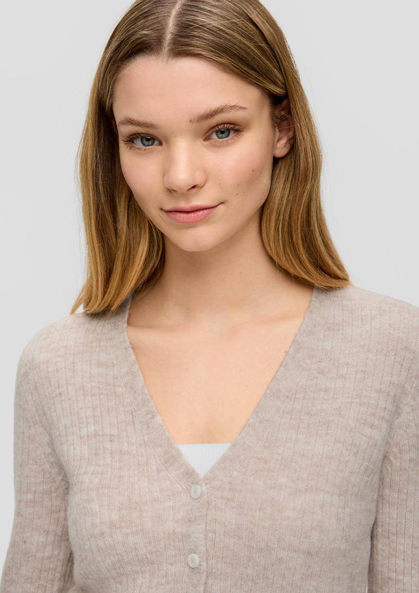 S.Oliver Strickjacke Mit V-Ausschnitt