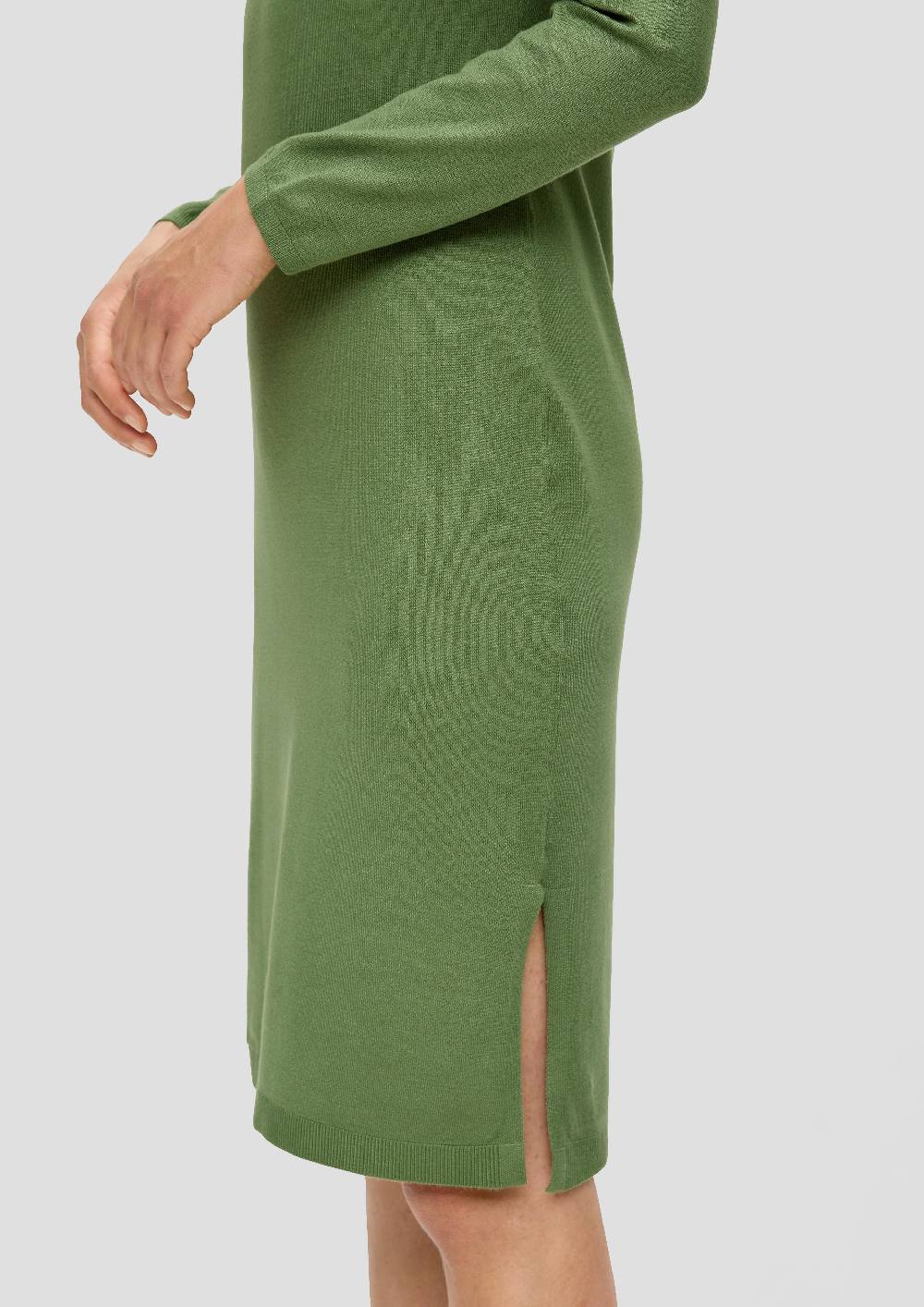 S.Oliver Strickkleid Aus Viskosemix