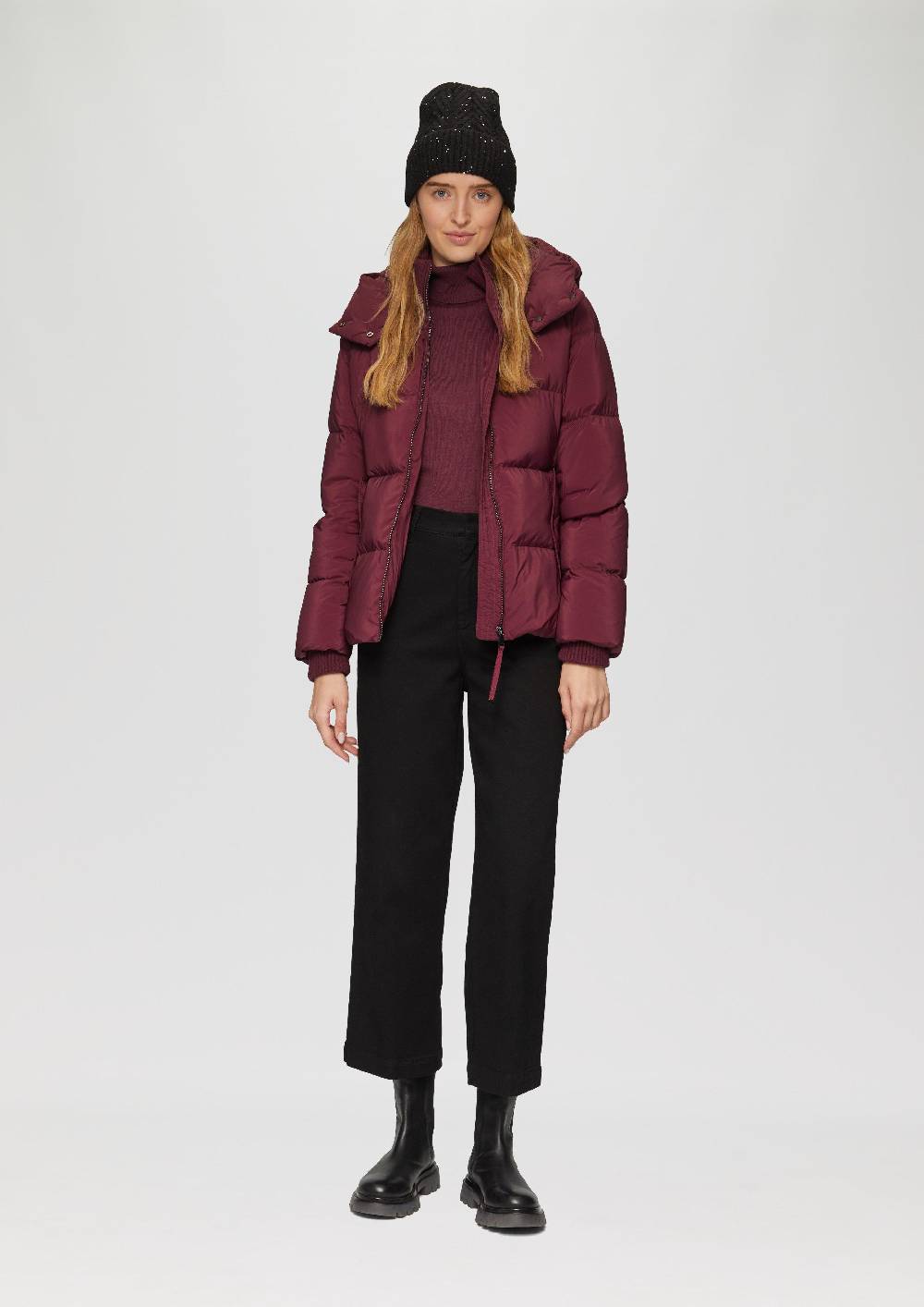 S.Oliver Strickmütze Mit Glitzergarn