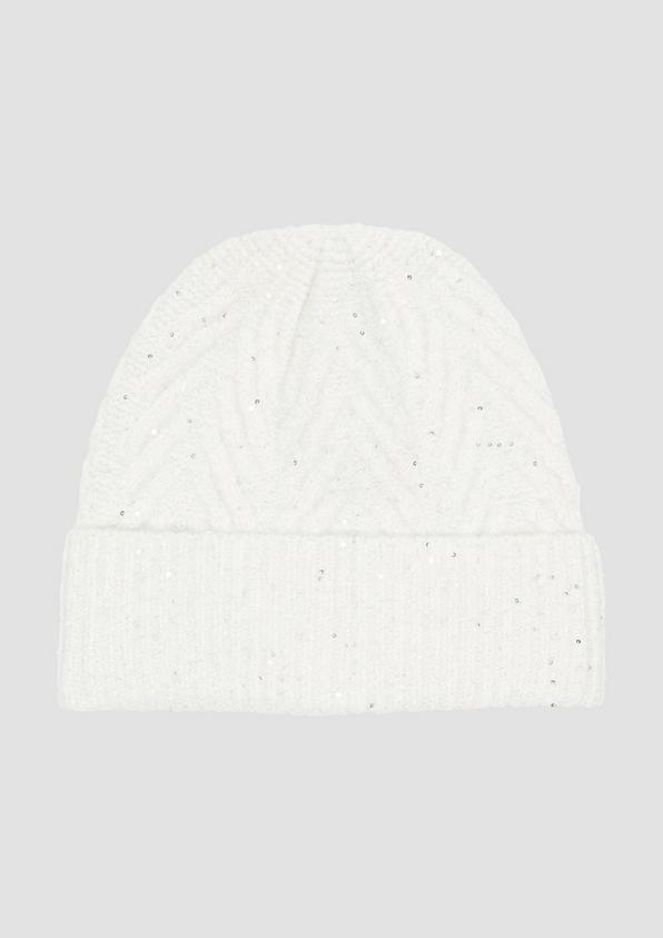 S.Oliver Strickmütze mit Glitzergarn