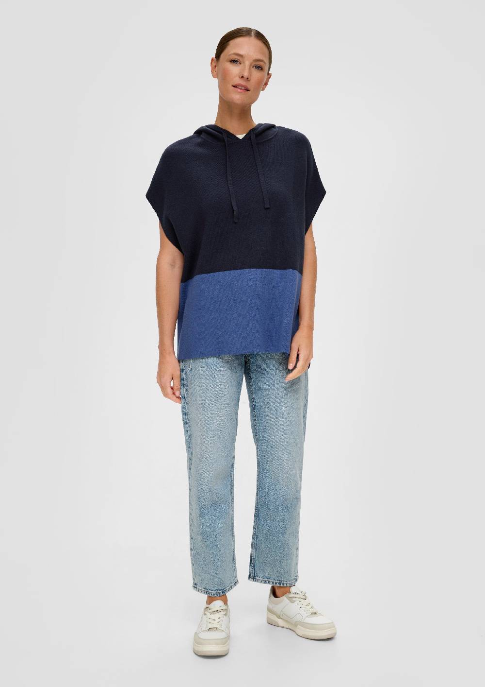 S.Oliver Strickponcho Aus Viskosemix