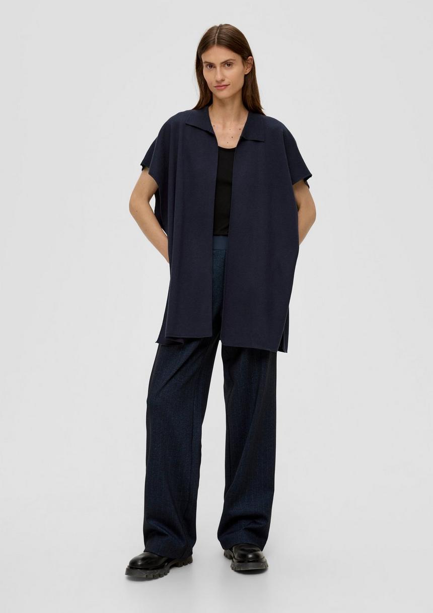S.Oliver Strickponcho Aus Viskosemix