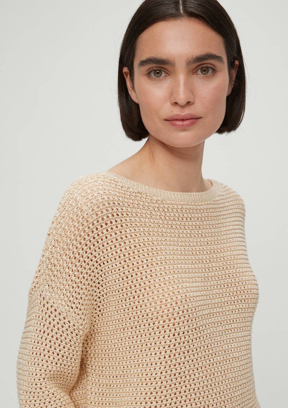 S.Oliver Strickpullover Aus Häkelgarn