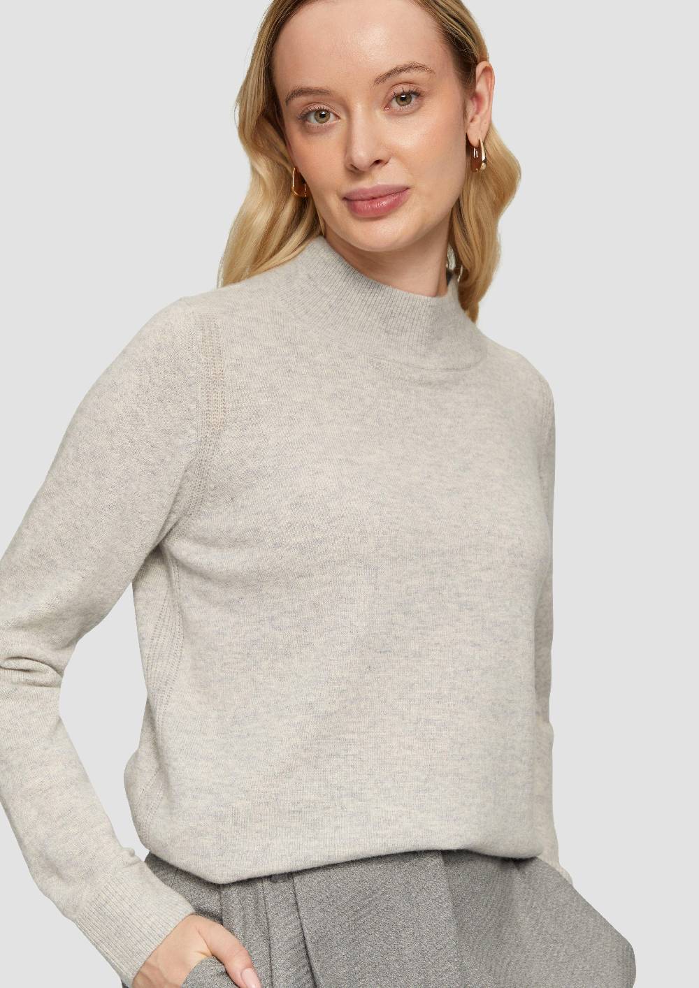 S.Oliver Strickpullover Aus Kaschmirmix