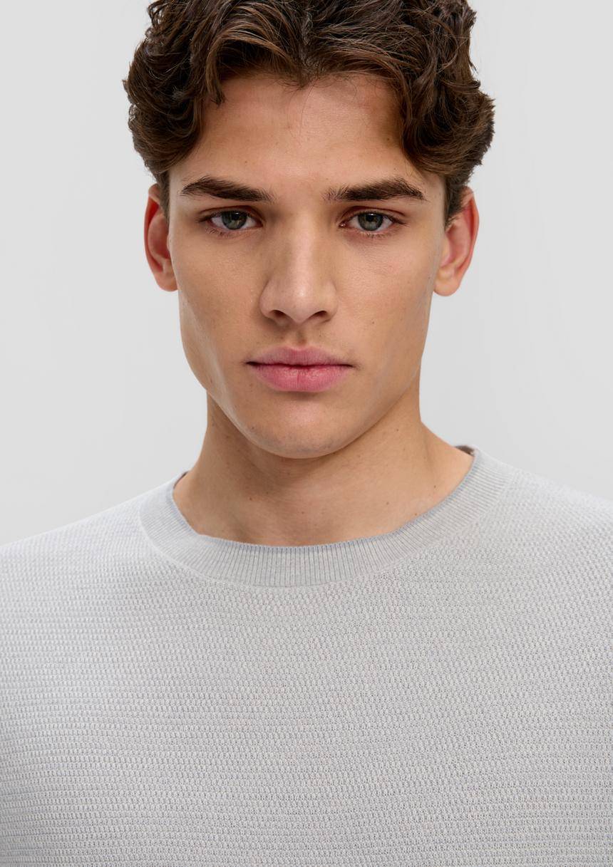 S.Oliver Strickpullover Aus Reiner Baumwolle