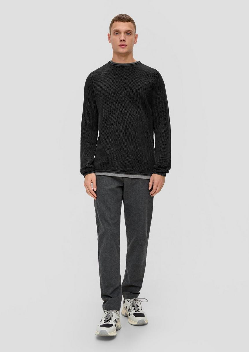S.Oliver Strickpullover Aus Reiner Baumwolle