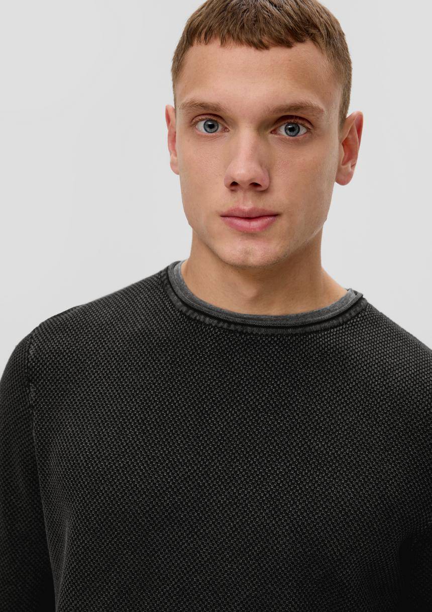 S.Oliver Strickpullover Aus Reiner Baumwolle