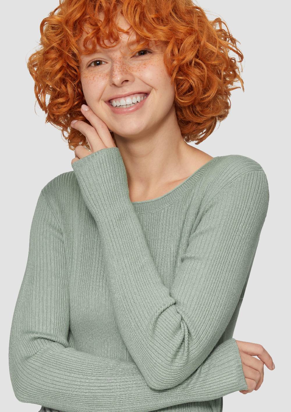 S.Oliver Strickpullover Aus Viskosemix