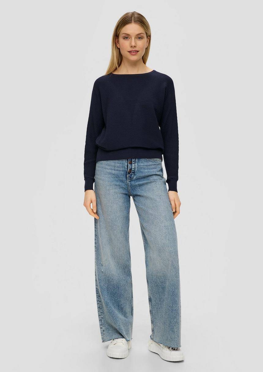 S.Oliver Strickpullover Aus Viskosemix