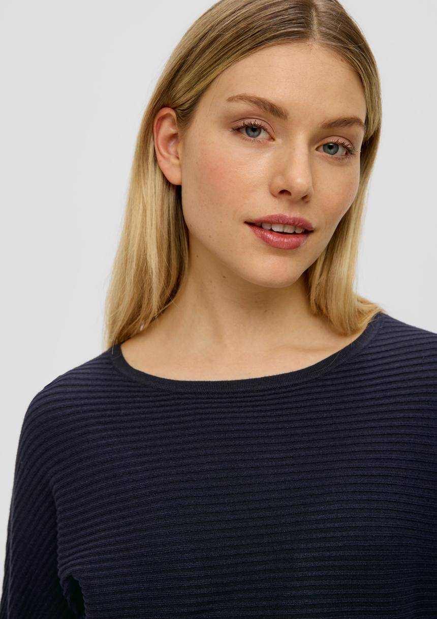 S.Oliver Strickpullover Aus Viskosemix