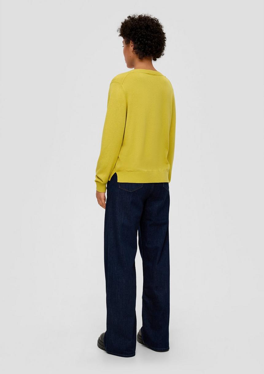 S.Oliver Strickpullover Aus Viskosemix