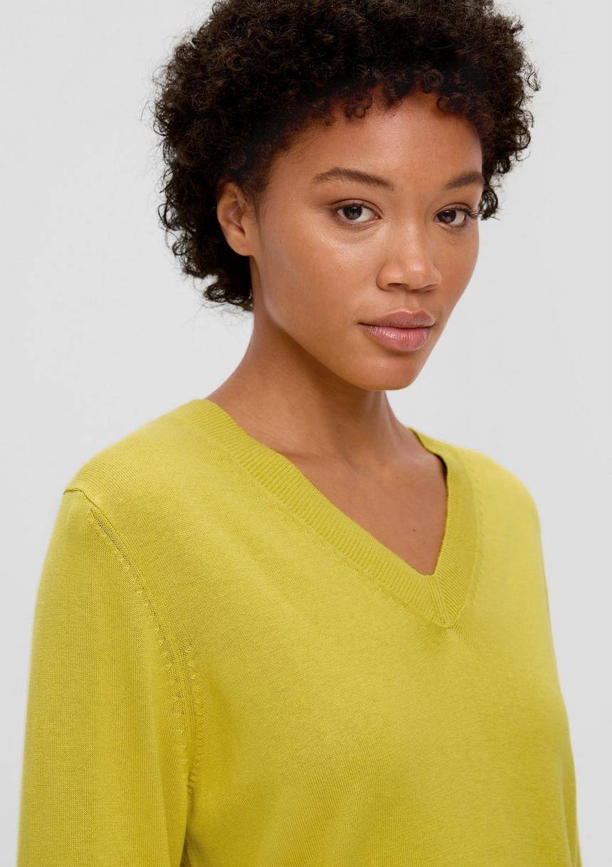 S.Oliver Strickpullover Aus Viskosemix