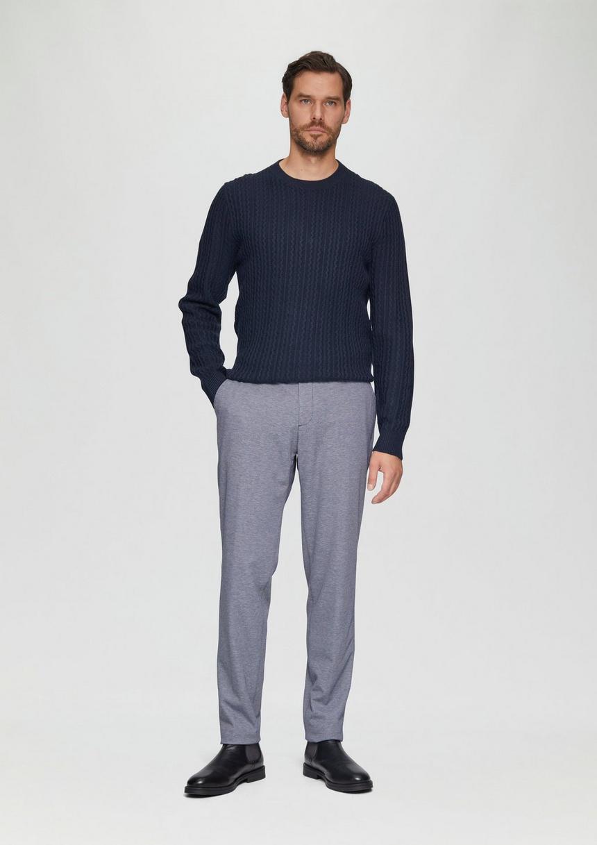 S.Oliver Strickpullover Aus Wollmix Mit Zopfmuster
