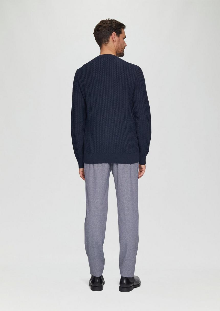 S.Oliver Strickpullover Aus Wollmix Mit Zopfmuster